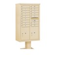 thumbnail image 6 of Salsbury Industries 16 Door Front Load 4C Horizontal Cluster Box Unit with 2 Parcel Lockers, 6 of 6