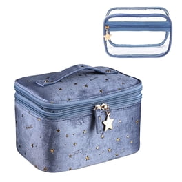 Trousse De Maquillage De Voyage Relavel – Grande Capacité, Organisateur Réglable, Cuir PU