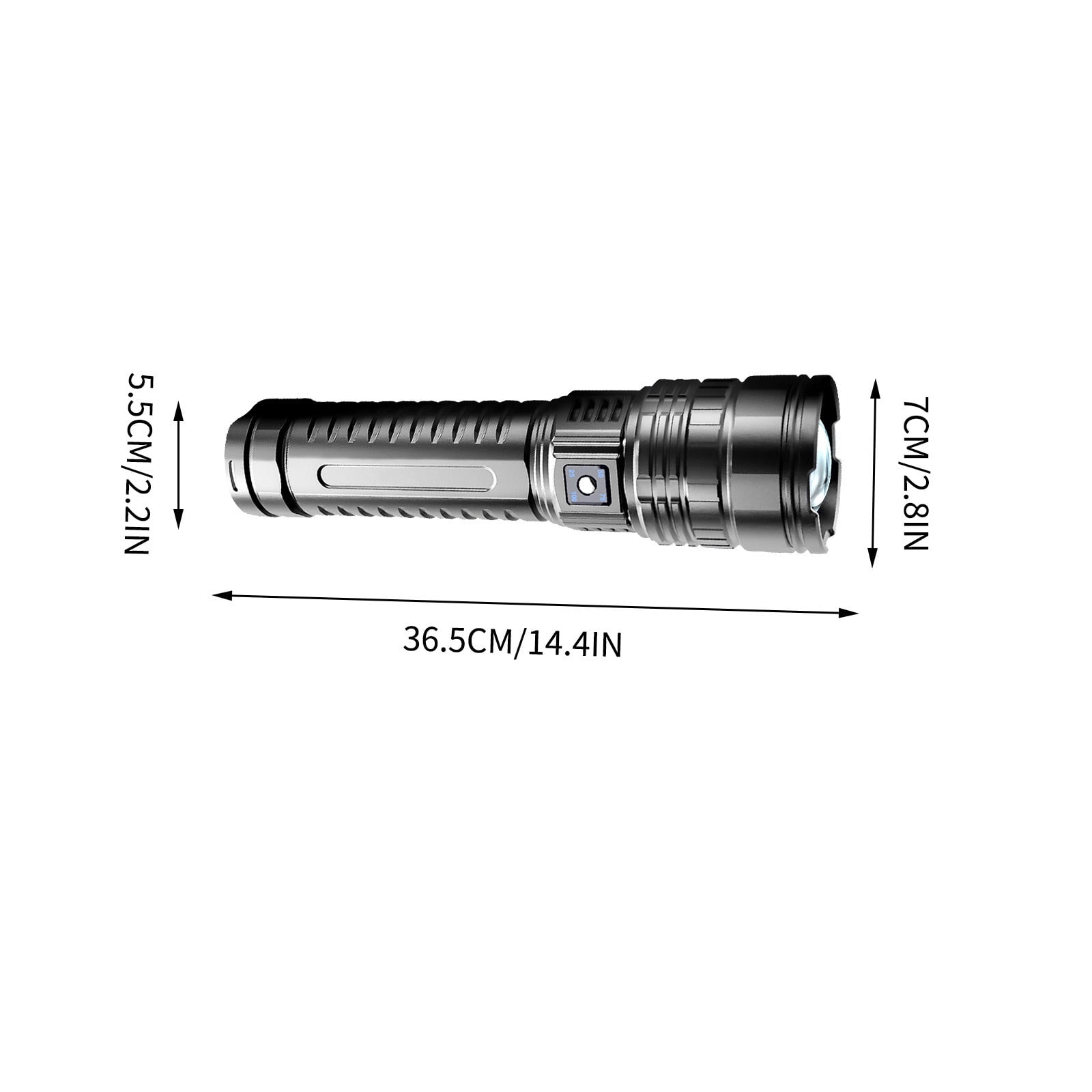 Naittoop Rechargeable Flashlights,Super Bright LED Flashlight TYPE C, Powerd Multi-functional Heavy Duty Strong Flash Light , Emergency Home Camping