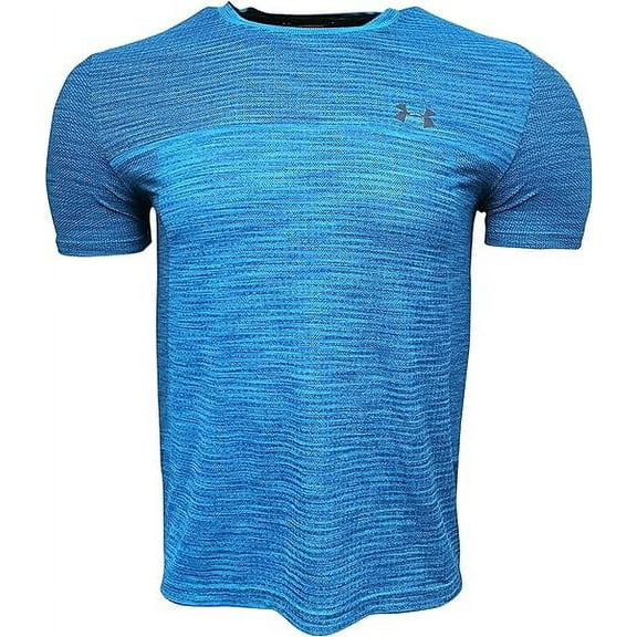 Under Armour Men's T-Shirt Nylon/Polyester Blend 1345309 Blue (Small)