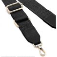 thumbnail image 1 of Women's Wide Shoulder Bag Strap, Adjustable Replacement Leather Long shoulder strap(Black) - DD01, 1 of 2