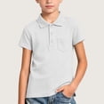 thumbnail image 2 of SDNall Boys Short Sleeve Polos, Solid Performance Polo Shirts, Boys' Collar Polo Tops for School Uniform Golf Travel Everyday Wear 1-15 Years, 2 of 8