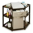 thumbnail image 6 of Badger Basket Diaper Corner Baby Changing Table with Hamper and Basket, Espresso, 6 of 7