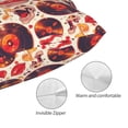 thumbnail image 3 of Fuzoiu Skull rock record music heart Print Pillow Case with Hidden Zipper,Pillow Covers,Soft and Comfortable Pillowcase-20"x30", 3 of 6