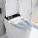 thumbnail image 5 of El cojín para asiento de inodoro Fdksdf Bathroom, suave, elástico y lavable, es de fibra y fácil de instalar y limpiar. Es elástico y lavable, apto para inodoros ovalados., 5 of 5