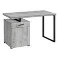 thumbnail image 1 of Monarch Specialties Computer Desk, Home Office, Laptop, Left, Right Set-up, Storage Drawers, 48"l, Work, Metal, Laminate, Grey, Black, Contemporary, Modern, 1 of 4