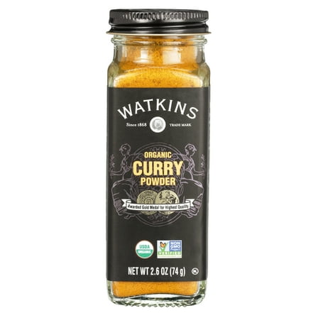 Watkins Gourmet Organic Spice Jar, Curry Powder, 2.6 oz