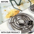 Electric Stove Burner Covers (50 Pack) Disposable Aluminum Foil 6 Inch