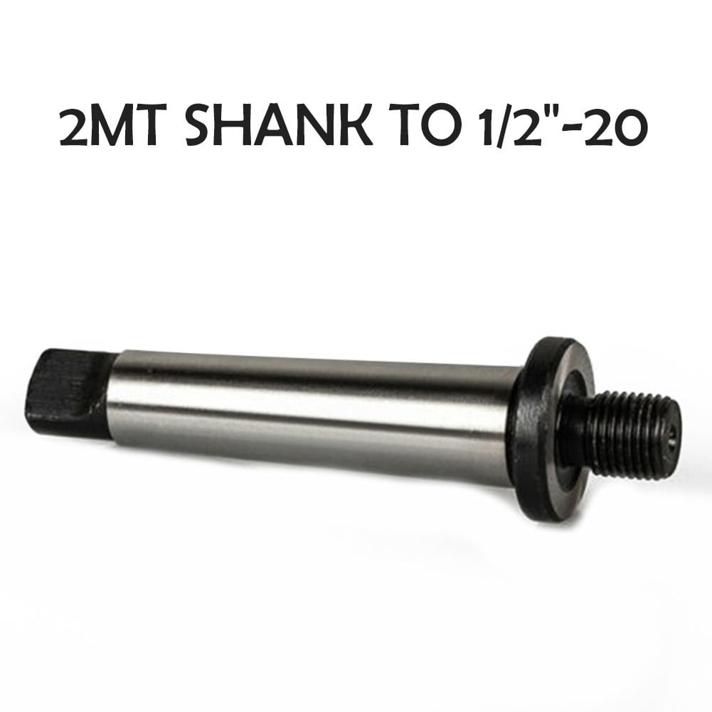 Threaded Drill Chuck Arbor To Hardened Straight Shank Taper Adapter Replacement