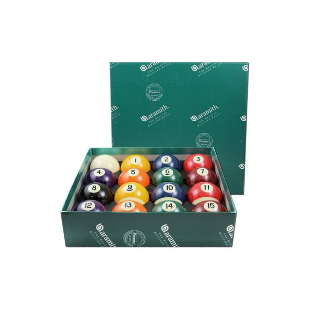Aramith Premier Belgian Pool and Billiard Ball 2 1/4" Standard Set