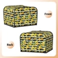 thumbnail image 3 of Goofa Orange and Lemon Print Toaster Cover 4 Slice, Four Slice Bread Machine Cover Quilted Toaster Covers Bread Maker Cover Kitchen Appliance Cover, 3 of 7