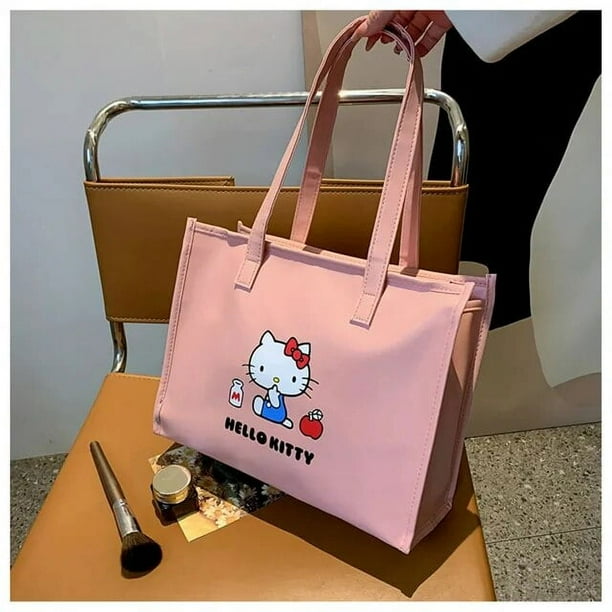 Sanrio Hello Kitty Cute Bags Portable Shoulder Bag Women Large Capacity Korean Tote Bag Y2k Female Cartoon Aesthetic Handbags