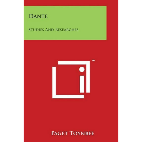 Dante : Studies And Researches