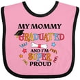 thumbnail image 3 of Inktastic My Mommy Graduated and I'm Super Proud Boys or Girls Baby Bib, 3 of 4