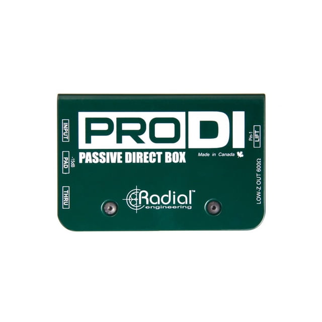 Caja directa Radial PRO DI pasiva 140 kΩ