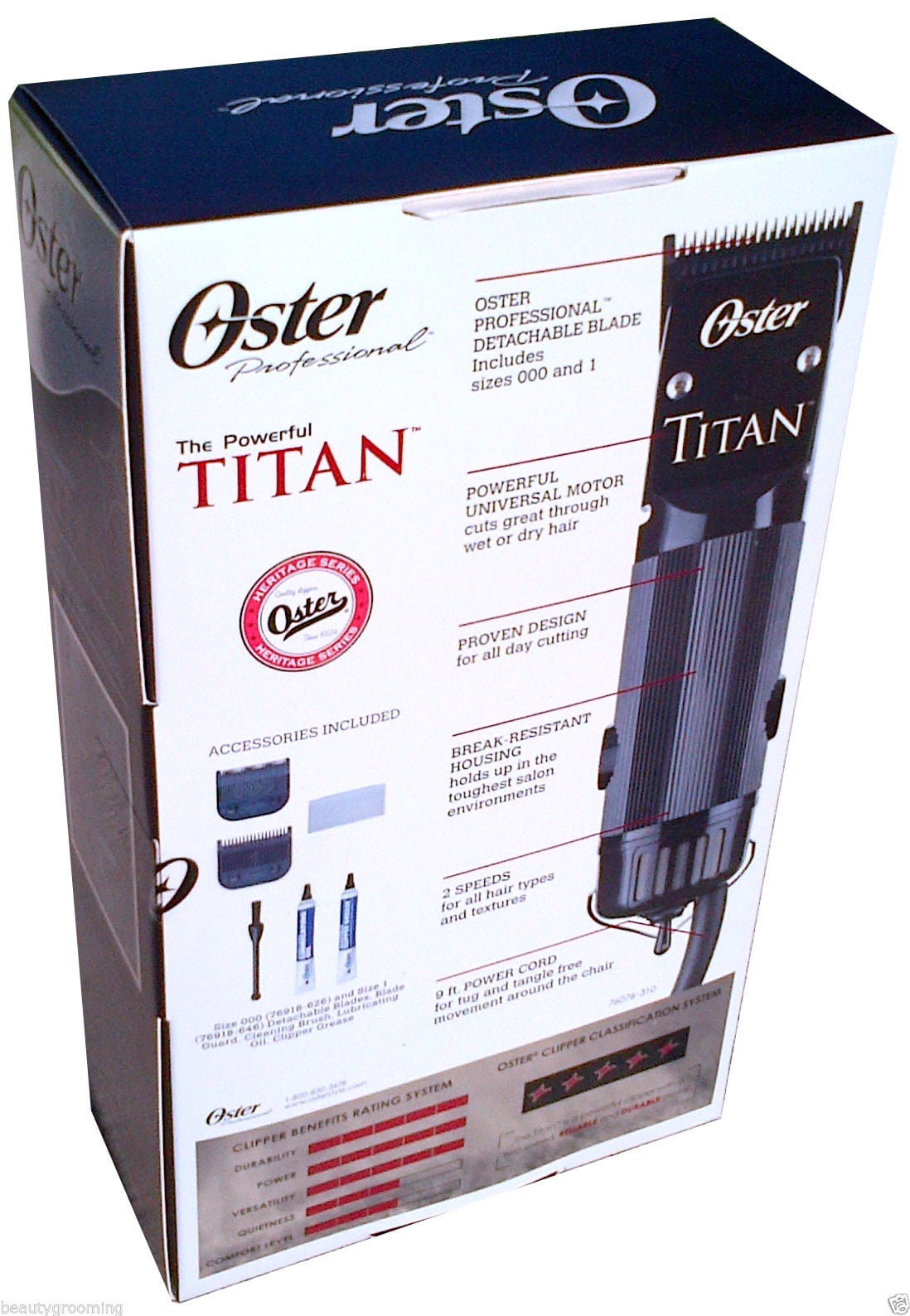oster titan 2 speed clipper