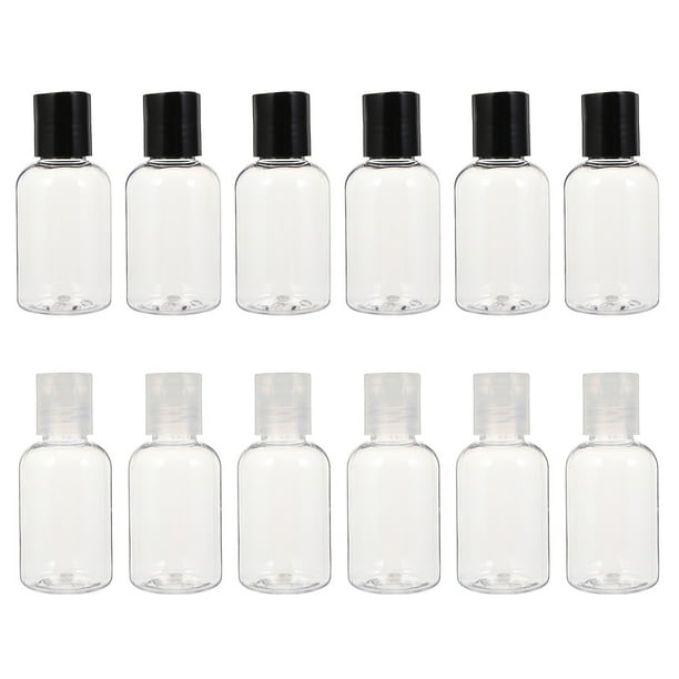 12pcs 50ml Botellas de maquillaje de viaje Botellas recargables Contenedores de lavado de manos