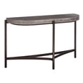 thumbnail image 2 of Lyon Semi-circular Concrete and Metal Console Table, 2 of 5