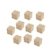 thumbnail image 1 of Bloques de madera sin terminar Cubos de madera Material didáctico Aprendizaje para niños Bloques cuadrados 4cmx4cmx4cm, 1 of 9