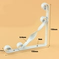thumbnail image 5 of Yuangui 2pcs Metal Shelf Brackets Heavy Duty Floating Shelf Supports Industrial Bracket, 5 of 10