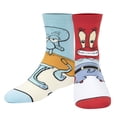 thumbnail image 4 of Cool Socks Mr. Krabs & Squidward Crew Sock SpongeBob Squarepants Nickelodeon 90s Cartoon  for Big, 4 of 6