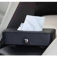 thumbnail image 2 of BESTYASH 1Pack Facial Tissue Holder for Car Black Pu Rectangular Tissue Container for Wedding, 2 of 8