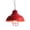 Red, variant on Industrial Metal Iron Pendant Lighting for Dining Room Table, Rustic Retro Hanging Light Fixture for Kitchen Island, Single Farmhouse Ceiling Pendant Lamp, Chandelier for Bar Counter Entryway