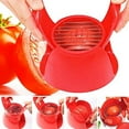 thumbnail image 2 of Fruit and Vegetable Cutter, 1 Slicer Tomato Potato Onion Fruit Vegetable Slicer Tomato Slicer Stand Kitchen Slicer Tool Gadgets, 2 of 5