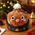 thumbnail image 6 of Plush Squishy Dumpling, Christmas Dumpling Plush with Steamer, 6 of 6
