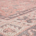 thumbnail image 5 of Mainstays Zula Jardin Low Pile Stain/Fade Resistant Polyester Indoor Accent Rug, Pink, 1'8" x 2'10", 5 of 6