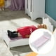 thumbnail image 1 of Cuna de juego de simulación para niños, cama de princesa para muñecas, longitud de 52,5 cm, ecológica, fácil de instalar para un juego imaginativo con, 1 of 10