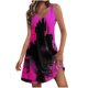 thumbnail image 1 of Vestido de Verano para las Mujeres Impresión de la Moda Bolsillo sin Mangas Cuello en V, Vestido Casual para la Playa Y Diario, 1 of 5