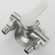 thumbnail image 2 of Stainless Steel Shower Faucet Hot And Cold Water Mixer Wall Mounted Metal Handle, 2 of 10