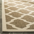 thumbnail image 4 of Safavieh Courtyard Amber Geometric Indoor/Outdoor Area Rug, Brown/Bone, 4' x 5'7", 4 of 10