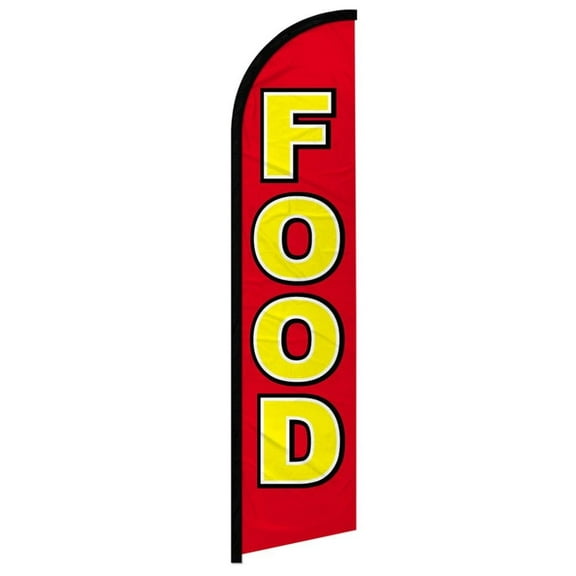 Food Windless Banner Flag