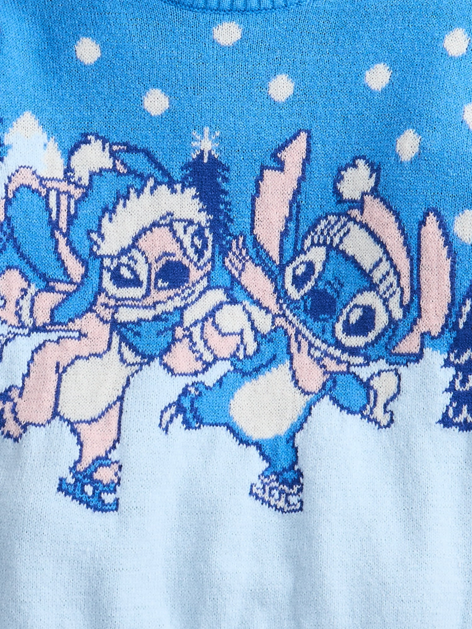 Stitch and Angel Girls' Jacquard Sweater with Long Sleeves, Sizes 4-16