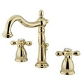 thumbnail image 2 of Kingston Brass Kb1972Ax Widespread Lavatory Faucet - Polished Brass Finish, 2 of 4