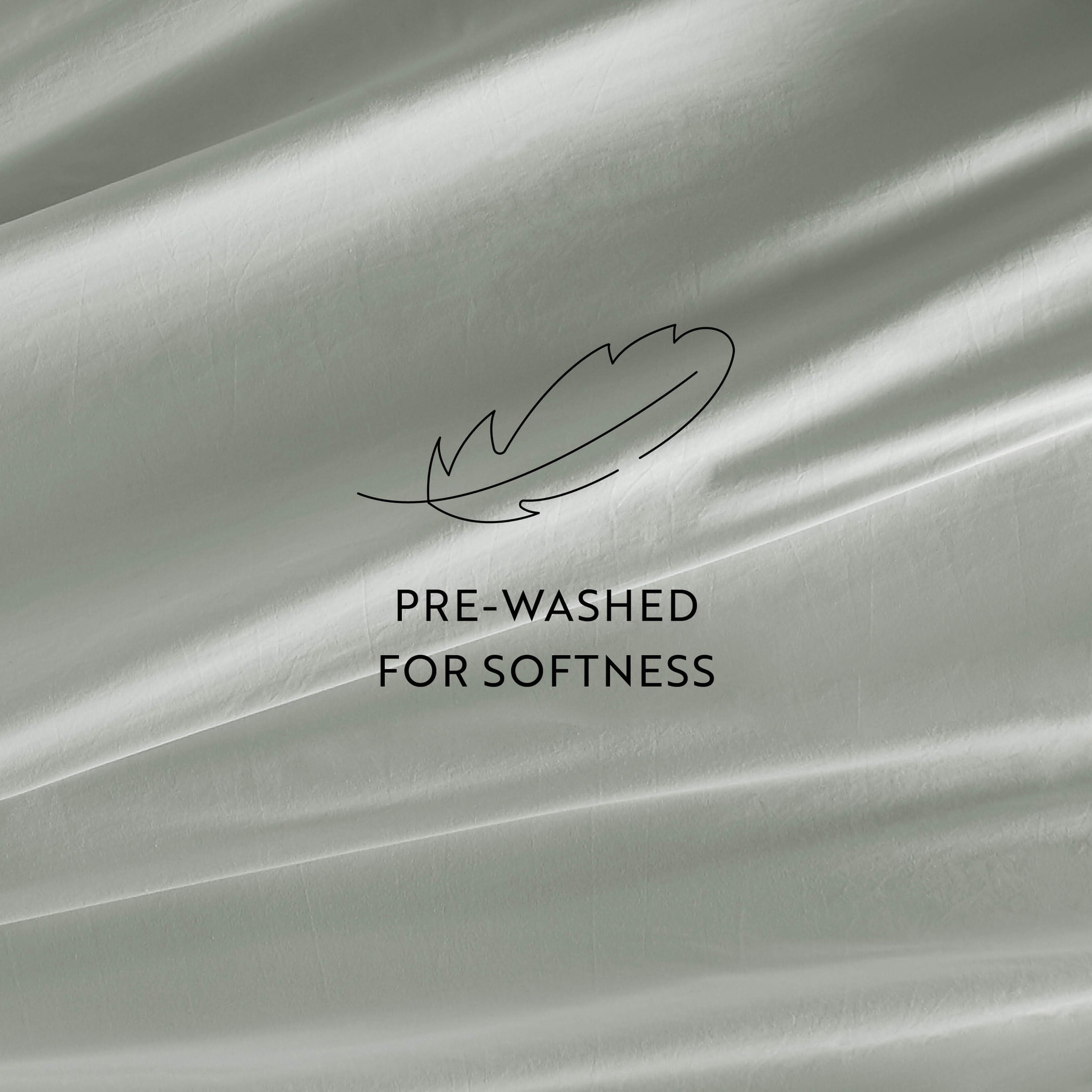 Green Mist 300TC Cotton Cooling Pillow Case Set, Standard/Queen, by Noble Linens