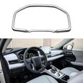 thumbnail image 4 of Car Dashboard Instrument Panel Frame Decorative Cover Trim Sticker for 2022 2023 Chrome RHD, 4 of 5