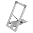 thumbnail image 4 of Soporte Para Teléfono De Escritorio, Soporte Antideslizante Plegable De Metal Ajustable Gris Para Teléfono Móvil Para Escritorio, 4 of 7