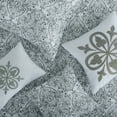 thumbnail image 6 of 5 Pcs Floral Quilt Sets with Pillow Shams,Soft Bedspread/Coverlet/Bed Cover,Sage Green,Queen Size (96" x 90"),Lightweight and Reversible, 6 of 8