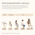 thumbnail image 5 of Stokke Tripp Trapp Silla, Natural - Silla ajustable y convertible para niños pequeños, niños y adultos - Cómoda, cómoda y ergonómica - Diseño clásico, 5 of 5