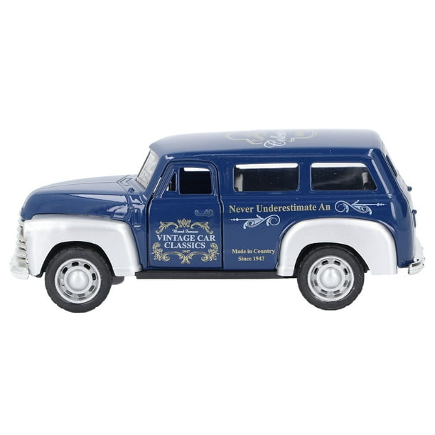 Juguete Modelo de Coche Vintage, Modelo de Coche A Escala 1:32, Modelo de Vehículo Con RetroCeso, Modelo de Coche Con Funciones de Sonido y Luz, Juguete de Coche Retro