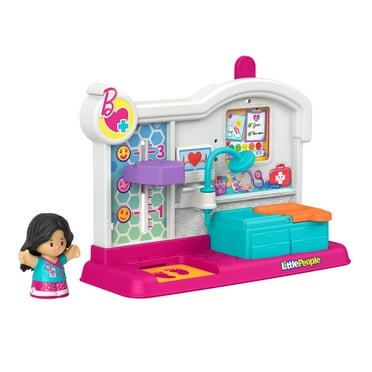 Fisher-Price Little People Barbie Doctor Playset for Toddlers & Preschool Kids, 2 Pieces