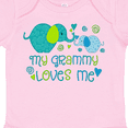 thumbnail image 4 of Inktastic My Grammy Loves Me Cute Elephants Boys or Girls Baby Bodysuit, 4 of 5