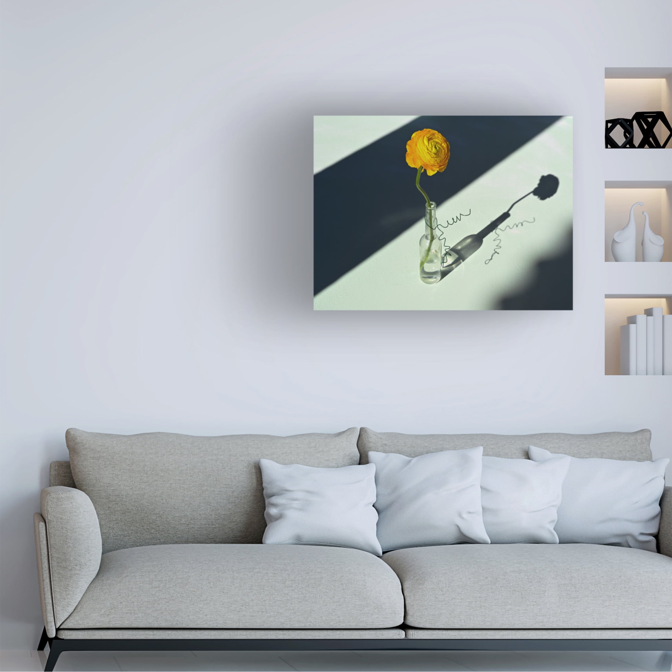 Trademark Fine Art Donatella Basso Light a Shadow Canvas Wall Art