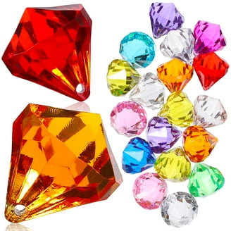 Hello Hobby Multicolor Rainbow Gemstones, 40 Pieces - Walmart.com