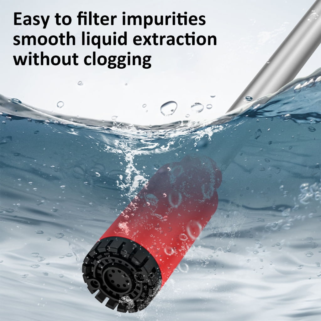 Miiottaa 1 Piece Purpose Portable Electric Pump for Aquarium Water Change Gas Transfer Truck Refueling Garden Irrigation Industrial Use