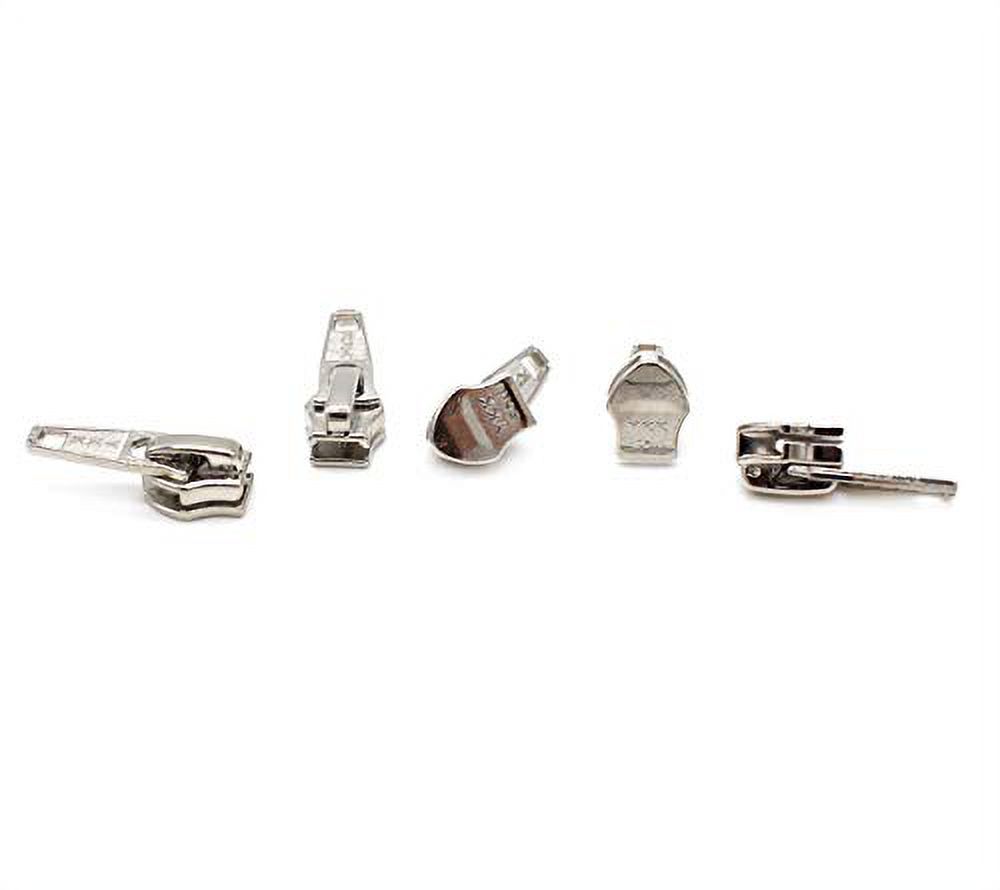 Zipper Repair Kit 5 YKK Coil Aluminum Automatic Lock Jacket Sliders