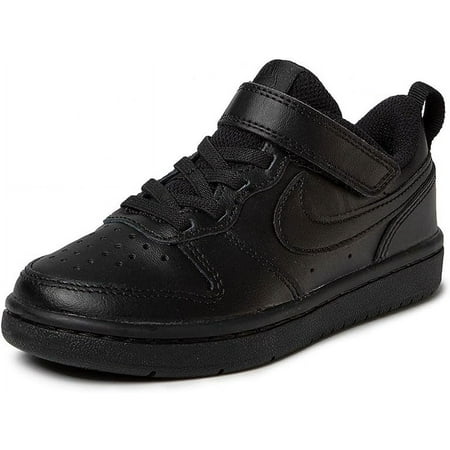 

Little Kid s Nike Court Borough Low 2 Black/Black-Black (BQ5451 001) - 11.5